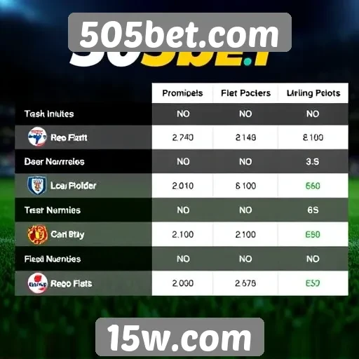 Comparação entre bônus e promoções do 505bet.com